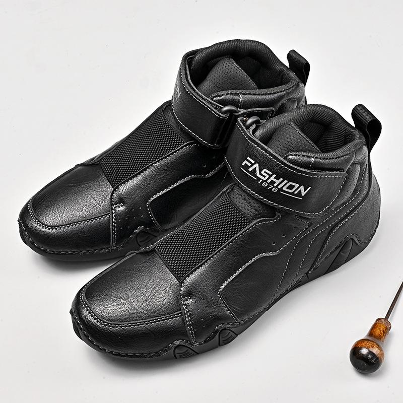 

Новые мужские кожаные ботинки Martin, осенне-зимние, взрывные, повседневные, универсальные, с высоким верхом, мужские туфли Octopus 38 чёрный