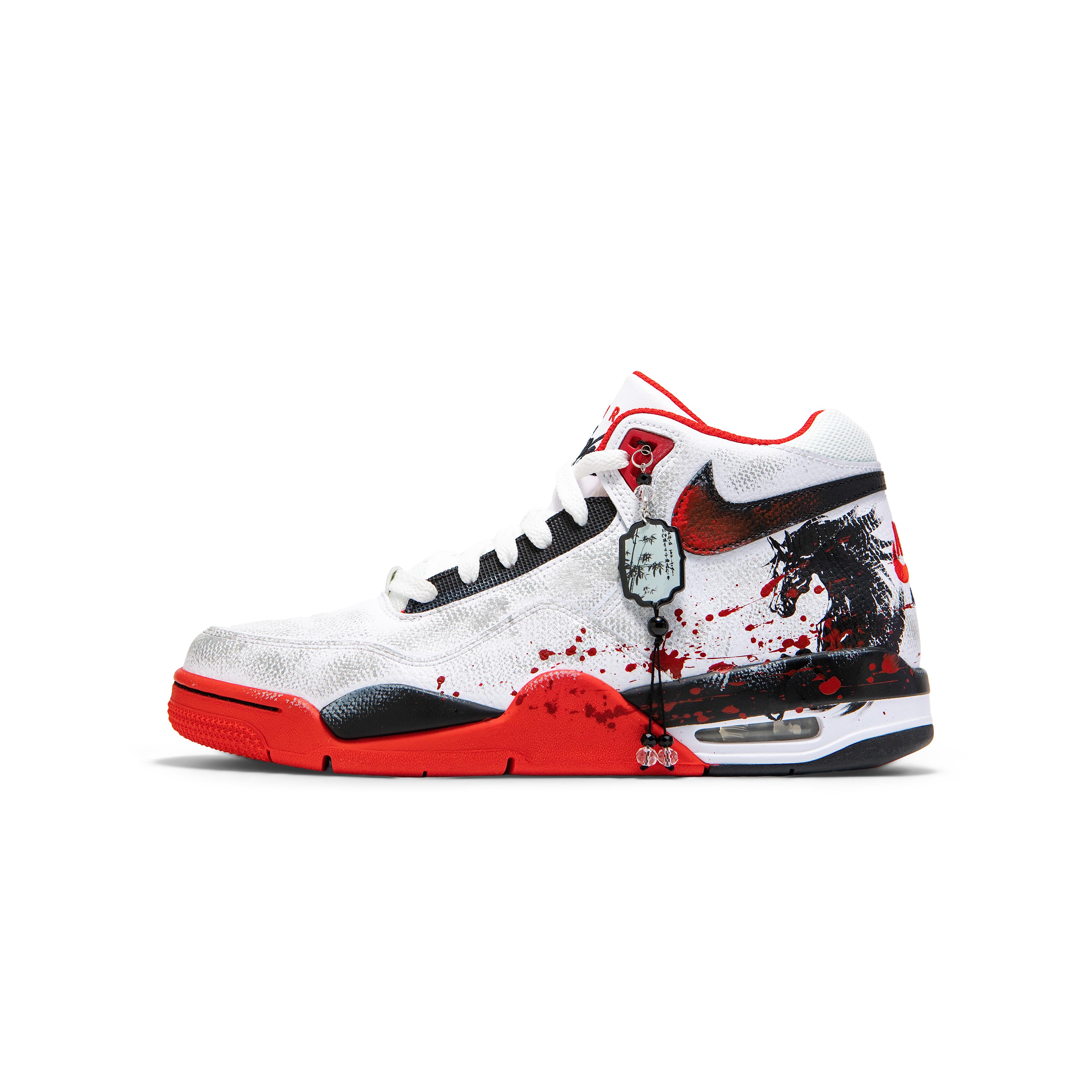 

Nike Flight Legacy Кожаные Нескользящие Износостойкие Средние Баскетбольные Кроссовки Мужские Бело-Серые BQ4212-100(Team1704-SBOX) 40