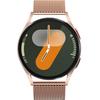 Bracelet + Case with Screen Protector for Samsung Galaxy Watch 7 40mm, Rose Gold