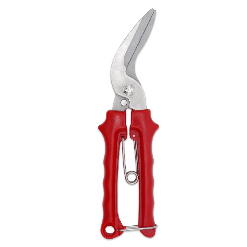 Gardening Pruning Shears Thick Shears Pruning Branches Picking Fruit Shears Strong Stainless Steel Garden Craft красный