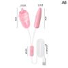 Double Jump Egg Tits Licking Sucking Vibrator Usb Charge Clitoris Nipple Stimulate Female Vagina Sex Toys For Women
