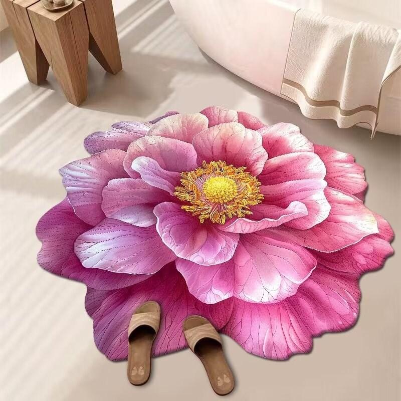 Großer Blume Kreis Teppich Wohnzimmer Teppich Schlafzimmer Bettvorleger