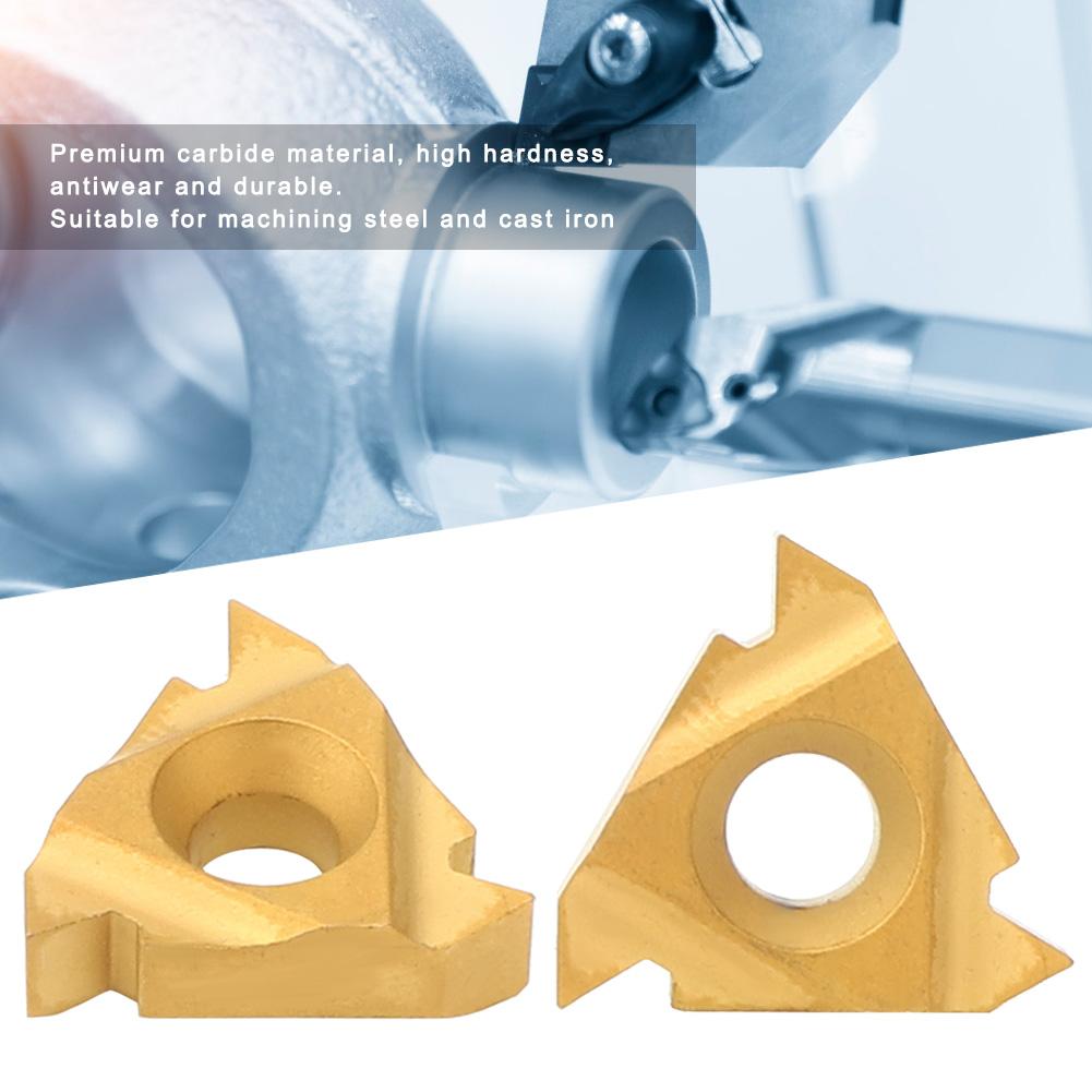 16IR AG60 Carbide Inserts Blades Lathe Cutting Turning Tool for Steel Cast Iron Processing