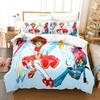 3D Cardcaptor Sakura Bettwäsche-Set Bedrucktes Bettwäsche-Set Mit Kissenbezug Bettbezug Weich Einzel Doppel Queen King Size Heimtextilien