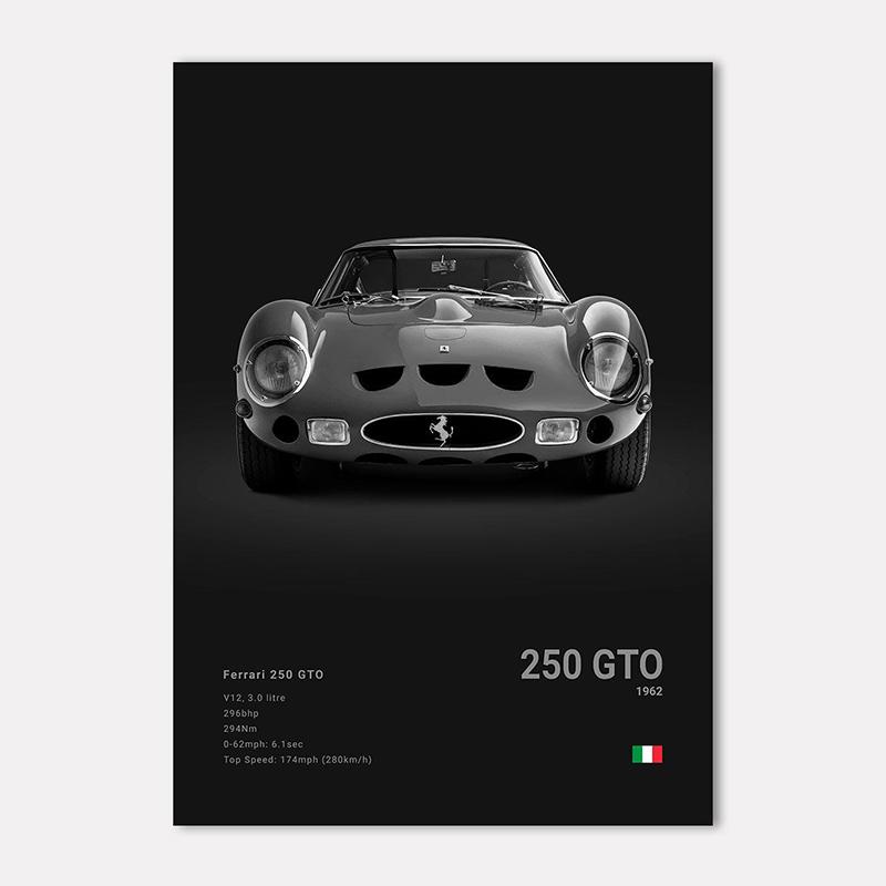 Famous Cars 812 458 296 Canvas Wall Art Print Poster 599XX SP3 F8 Decoration Mural Modern Home Decor Birthday Gift Unframed