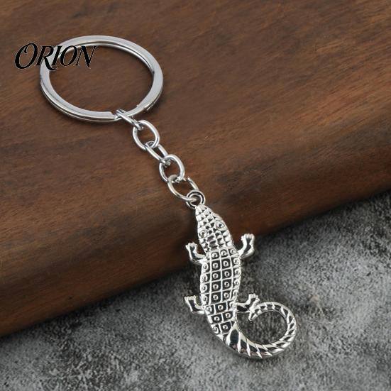 Metal Animal Key Rings Crocodile Keychain for Backpack, Simulated Car Men Ring, Decorative Pendant Backpacks and Handbags Shape Chain