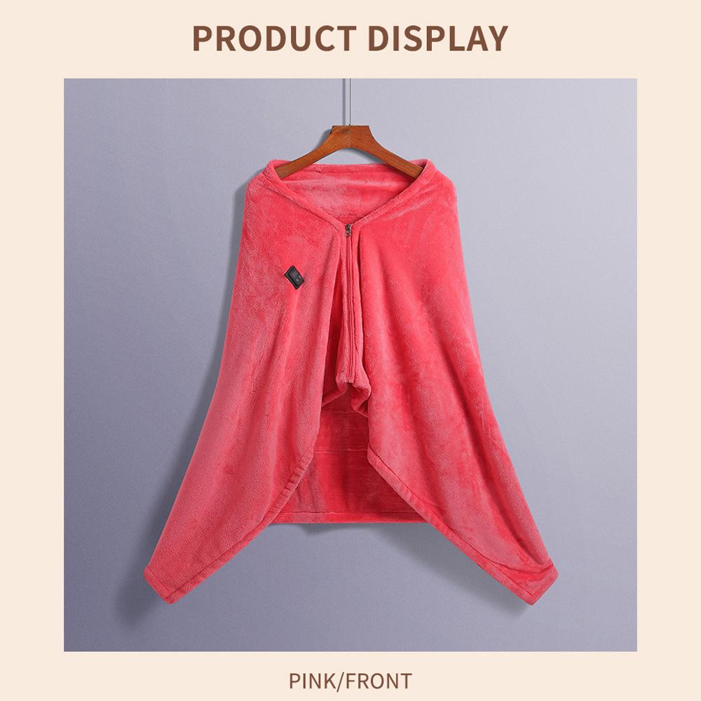 USB Electric Warm Heating Shawl Soft and Comfortable Blanket Winter Knees Body Warmer Home Office