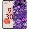 Mode Einfaches Lächeln Gesicht Paar Handyhülle Cover für Google Pixel 8 7 6 7A 6A Pro 5G Stoßfest Silikon 9 Pro XL 8 Pro 5G Hülle