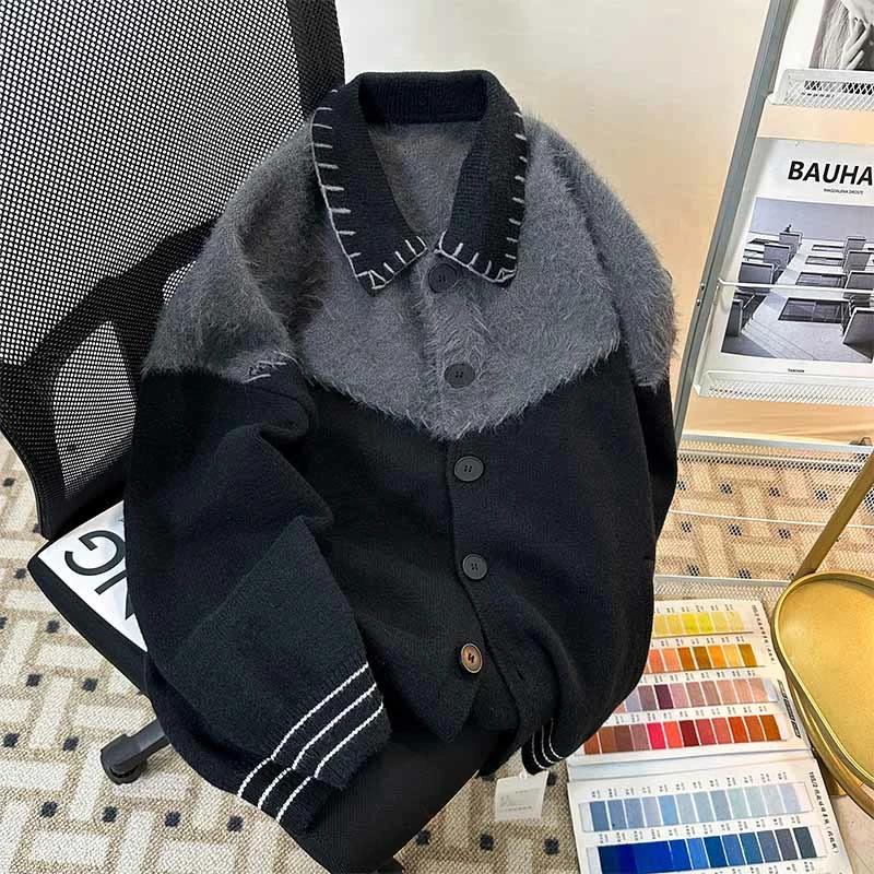 Sweaters Coat Cardigan for Women Winter Oversize Thickened Loose Long Sleeve Knit Sweaters Coat
