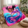 Magical White Tiger Theme blanket Lightweight Warm Flannel Blanket Decorative Throw Blanket for Home Decoration