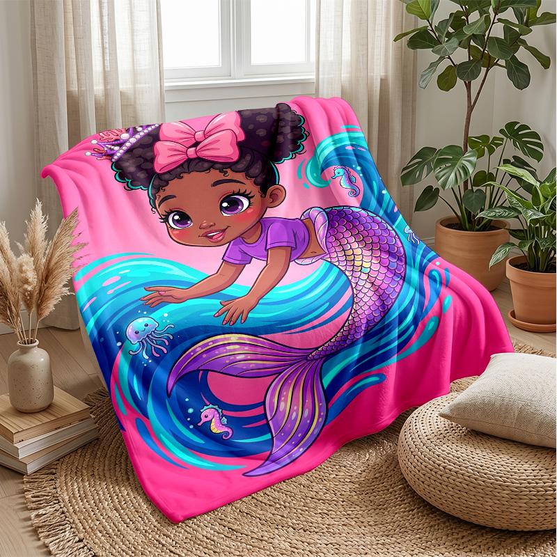 Magical White Tiger Theme blanket Lightweight Warm Flannel Blanket Decorative Throw Blanket for Home Decoration