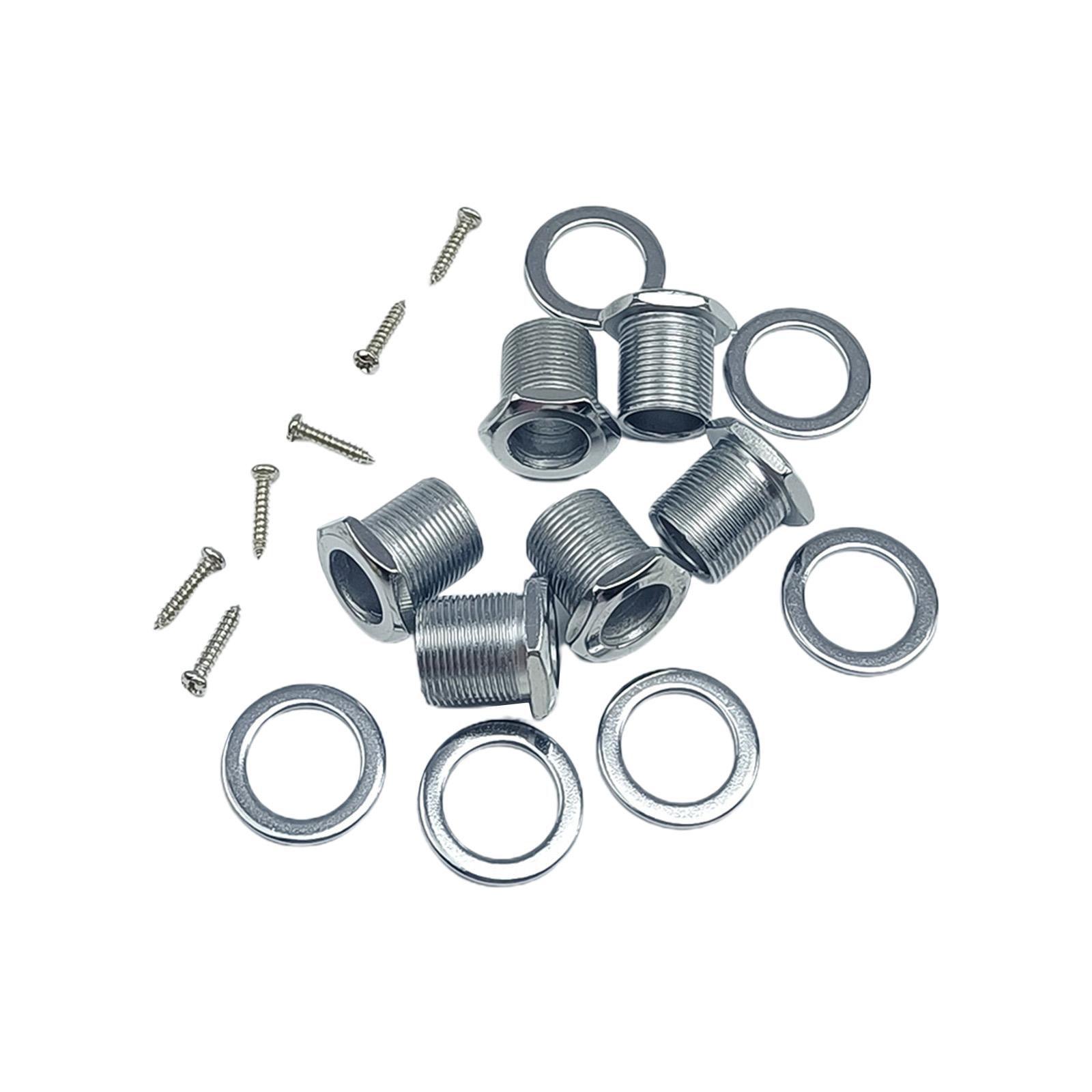 

Bass Tuner Tuning Pegs Washers Screws Bushings Set Bass Sealed Tuning Pegs Machine Heads Mounting Screw Part серебряный