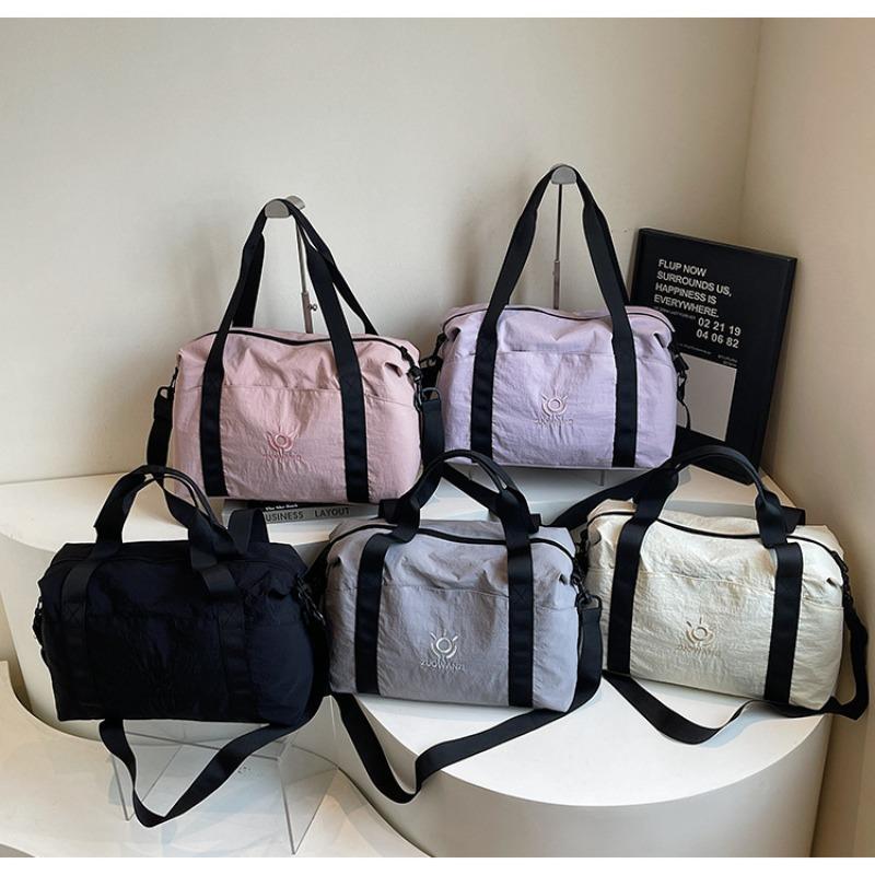 Stylish and simple going out travel bag Large capacity casual women's yoga training bag Dry and wet separation Crossbody duffel bag