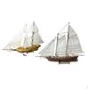1/130 1/120 Scale Wooden Sailboat Model Kit Ship Puzzle for Children Adult