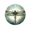 Vintage Botanical Dragonfly  Bee Themed Metal Tin Sign HighDefinition Metal Tin Sign  D Flat Products Design with Enhanced D