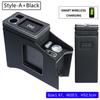Nissan NV200 Right-Hand Drive Armrest Box: Central Console Storage with No Drill Installation