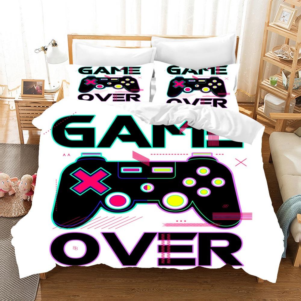 Gamepad Digital Printing Bedding Four-Piece Set Three-Piece Set Bed Sheet Quilt Cover