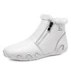 Retro Women's Genuine Leather Martin Boots - Plus Size, High-top, Wear-resistant, Casual Outdoor Shoes
