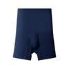 Plus Size Men's Spring and Summer Ice Silk High Waist Abdominal Extension Anti Wear Leg Waist Protection Flat Angle Briefs