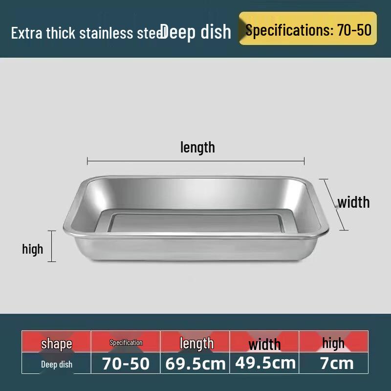 Jingyuheng 304 Stainless Steel Square Serving Tray