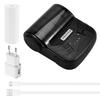 80mm Mini Thermal Printer Portable, Design High-speed Bluetooth Printer For Android, Ios, Eu Plug