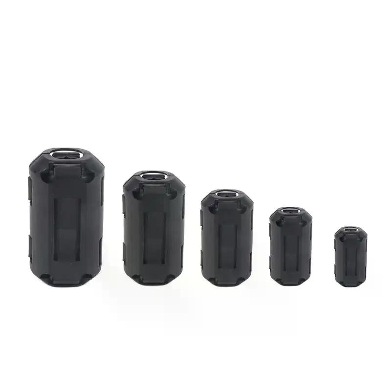 Clip-On Ferrite Core EMI/RFI Noise Filter, Snap-On Choke for USB, Audio, Video & Power Cables To Reduce Interference