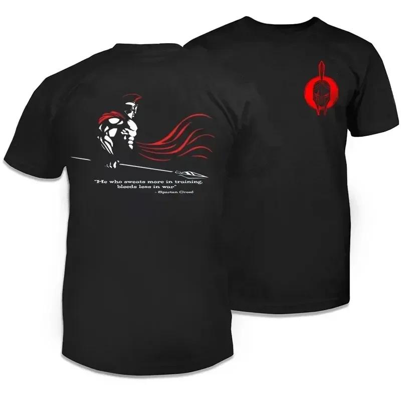 

Vintage Men s T Shirt Spartan 3D Printed T-Shirts Summer Short Sleeve Tops Casual Streetwear Overd Tee Shirt Man Clothing#Color XXXXXL чёрный