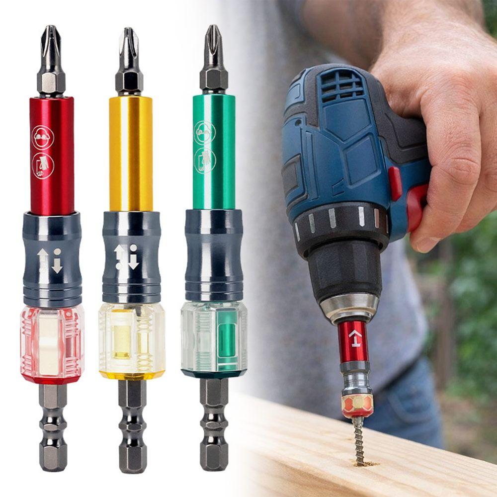 Dual-purpose Magnetic Screwdriver Bits Portable Woodworking Socket Wrench 3in1 Socket Wrench
