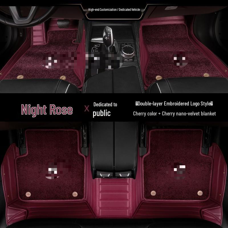 Volkswagen T-Cross Full Coverage Anti-Slip Car Mats, Easy Clean, Wear-Resistant Carpet Style