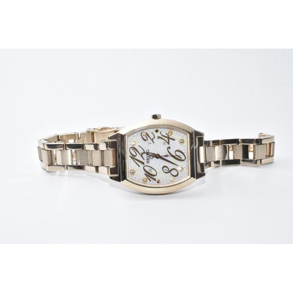 Used SEIKO Lukia 3B51-0AM0 Gold Ladies Watch