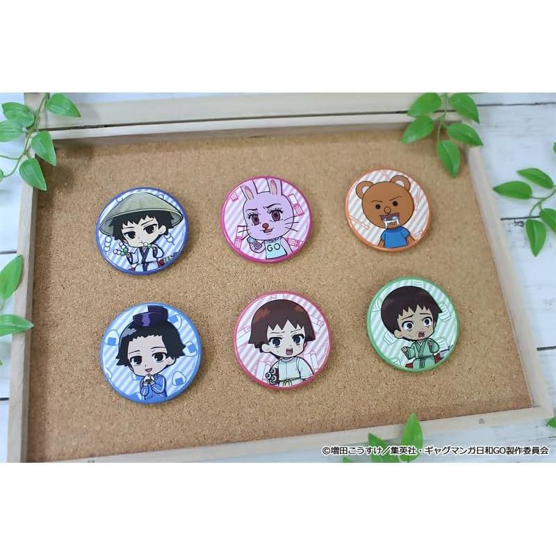 TV Anime "Kosuke Masuda Theater Gag Manga Biyori GO" Petit Choco Trading Can Badge 6-Piece Box (Shotoku Taishi / Ono no Imoko / Matsuo Basho / Kawai