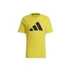 T Shirts Men's Yellow Crew Neck Moderate Straight Fit GP9505
