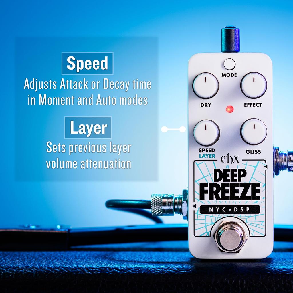 Electro-Harmonix Pico Deep Freeze Sound Retainer Sustain Pedal Guitar Effects