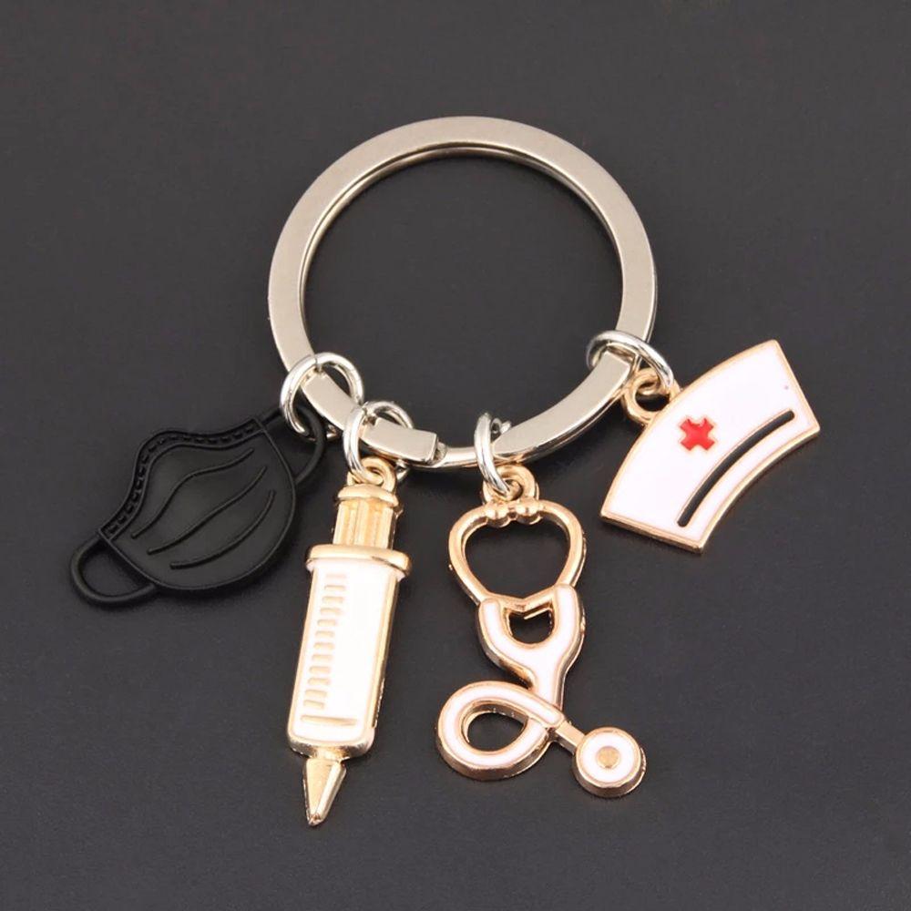 Buy Stethoscope Nurse Cap Bag Pendant Gift Injection Syringe Pendant ...