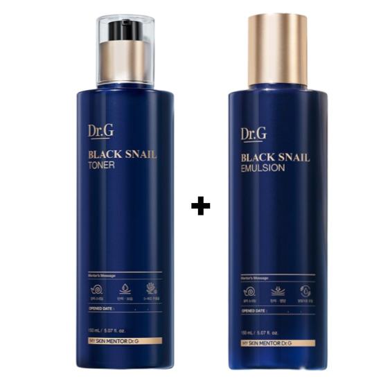 

a0024 Dr.G Black Snail Toner 150ml + Emulsion 150ml Set