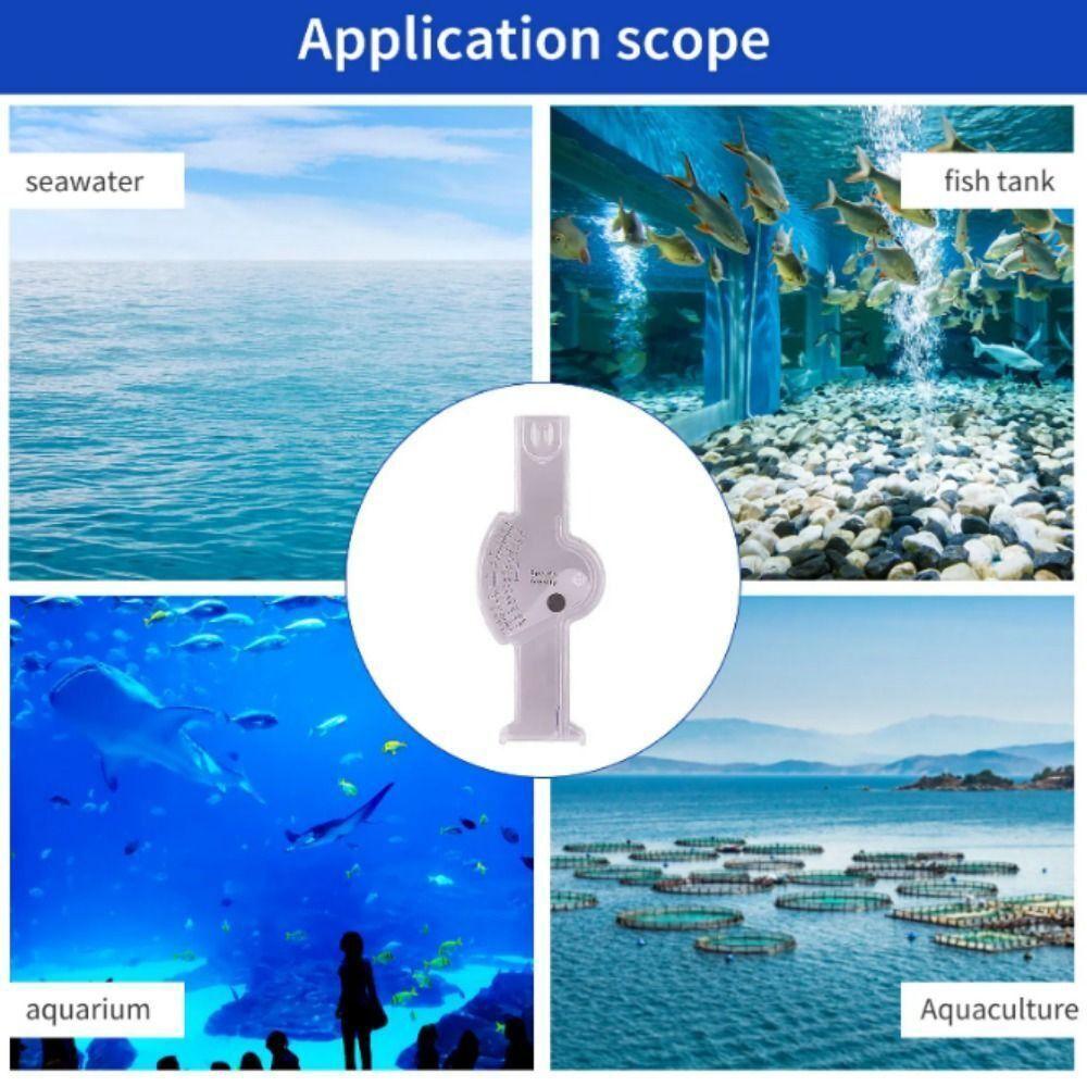 Portable Seawater Hydrometer High Precision Sea Water Density Meter New Fish Tank Hydrometer
