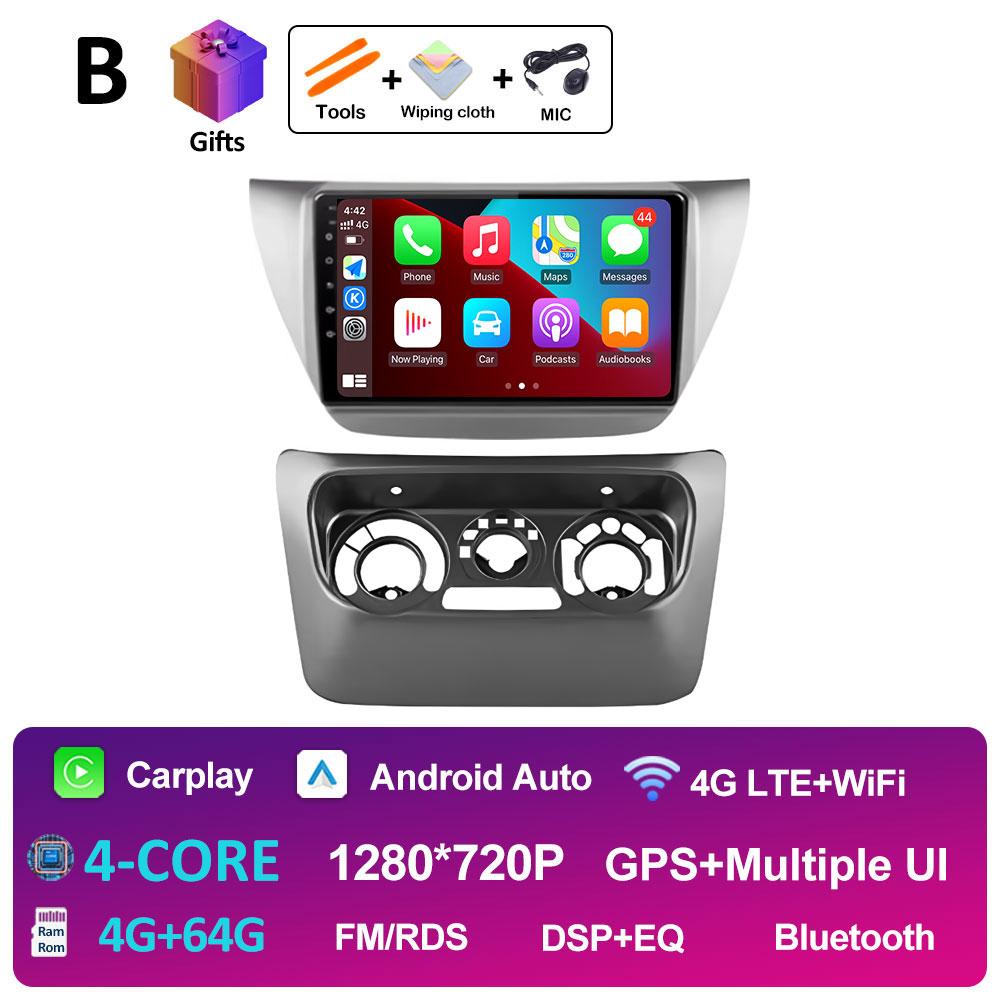 For Mitsubishi Lancer 9 CS 2000 2001 2002 2003 - 2010 Bluetooth DSP Stereo Car Multimedia Video Radio Player Smert System WIFI