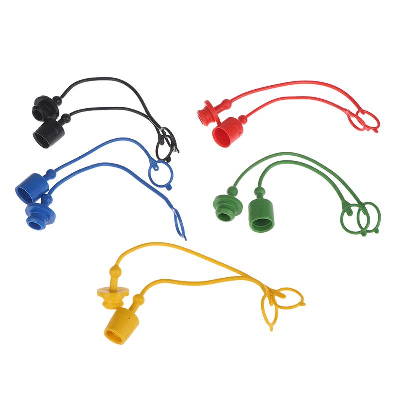 Neu 1/5Paar 1/2 ISO-A Hydraulischer Schnellkuppler Stecker mit Staubkappe und Buchse Abdeckung Passend für Hydraulische Schnellverschlusskupplungen