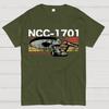 Retro NCC-1701 Unisex 100% Cotton Summer Casual Cool Loose T-Shirt
