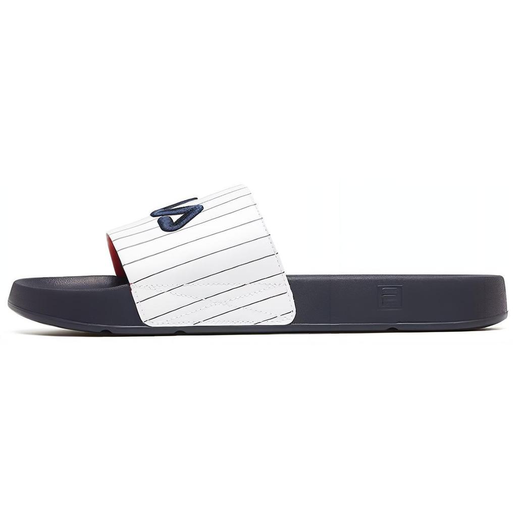 FILA Beach Wedges Slippers White / black (Unisex) Slide Slippers F12M024610FWT