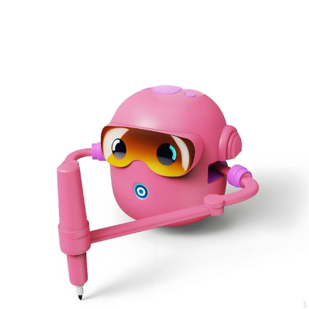 Carddirected Sketching Toy Pen Tip Robot Drawing PushButton Activation Kids Plaything for