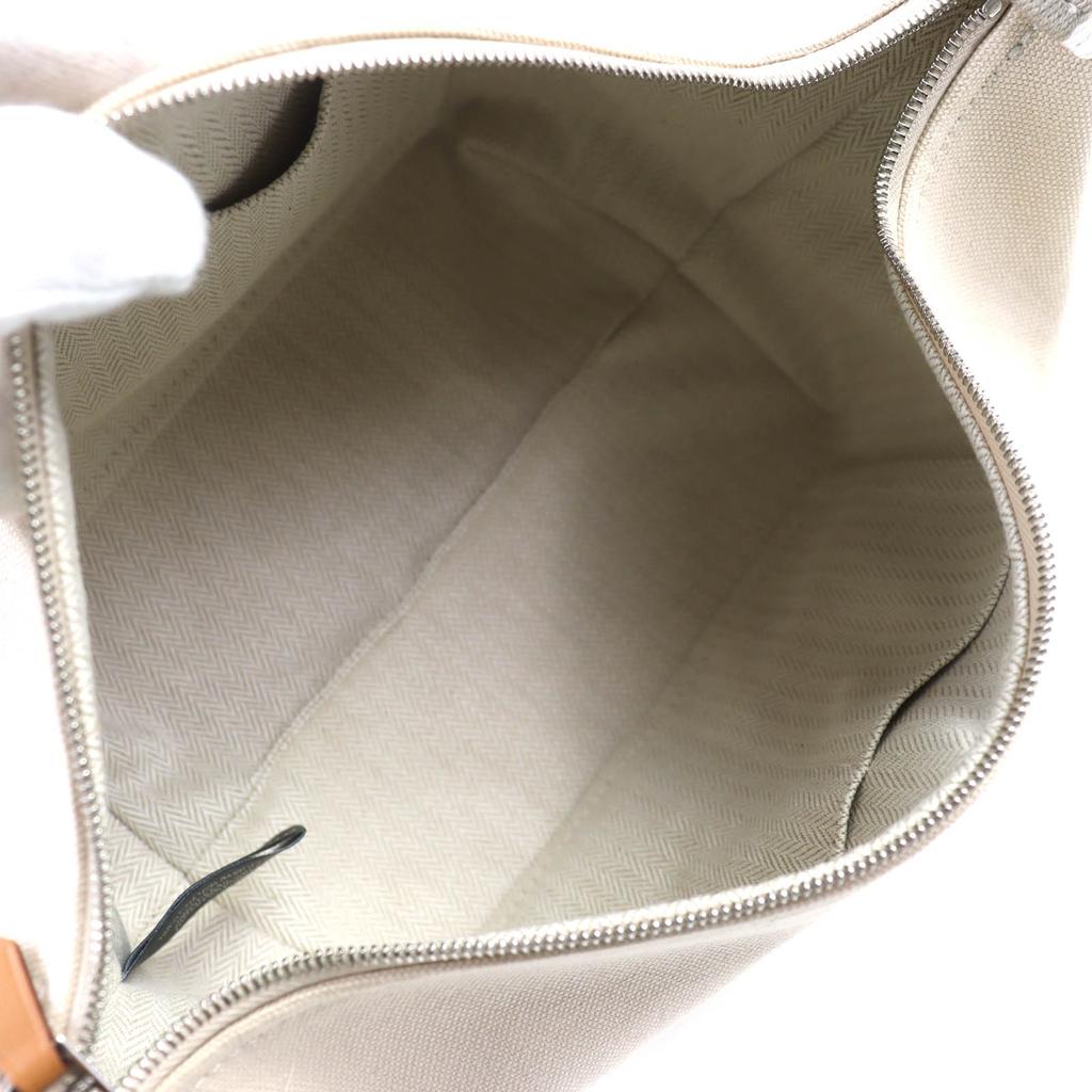 Pristine HERMES Pouch Brid A Black PM H logo handbag cotton Women Used