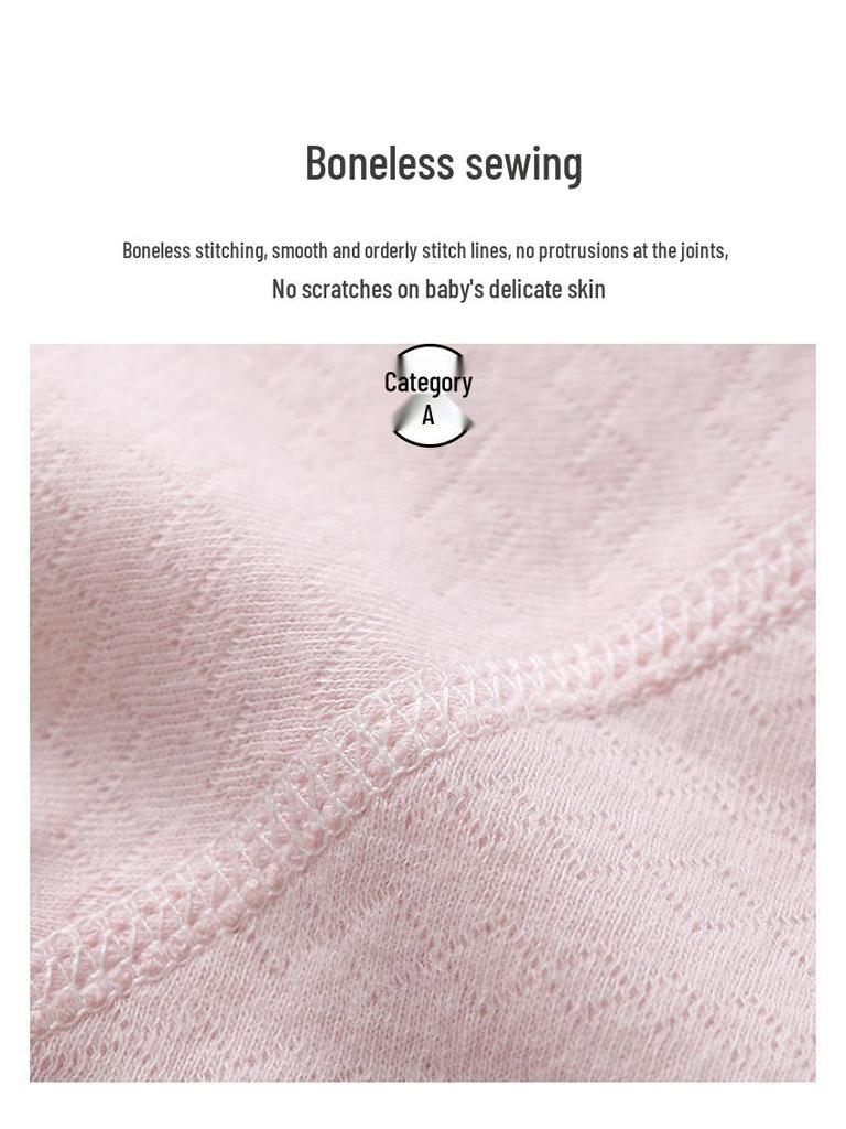 Unisex Pure Cotton Long Sleeve Onesie for Newborns - Spring/Autumn