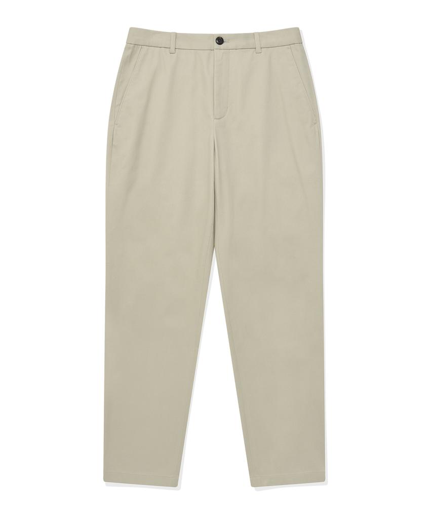 COVERNAT Chino Slim Straight Pants Beige