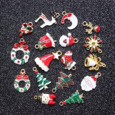 Christmas Pendant For Jewelry Making 5PCS