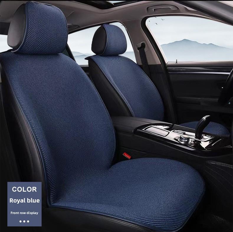 High Quality Universal Car Seat Cover Comfortable Linen Car Seat Cushion Four Seasons Breathable Non-slip Seat Cushion