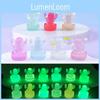 Adorable Glowing Cactus Resin Miniature Desk Car Decoration In 7 Colors