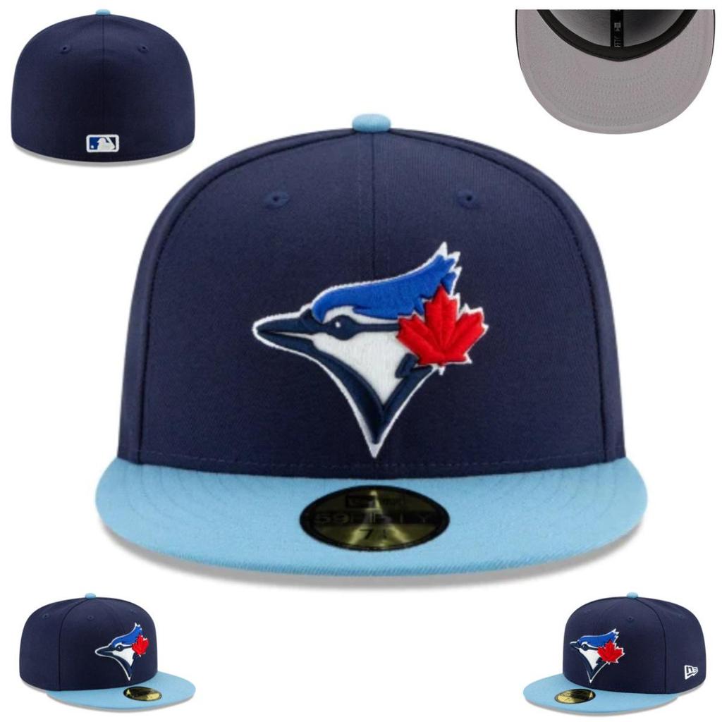 Toronto Blue Jays Embroidered Sun Protection Hat - Fully Enclosed Baseball Cap for Couples