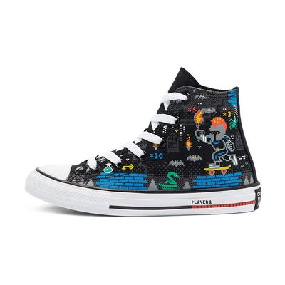 Chuck Taylor All Star High Top Comfortable Canvas Shoes Kids Sneakers Black 670212C