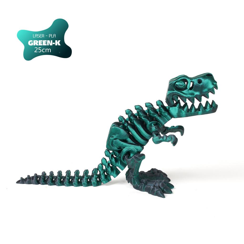 Creative 3D Printing of Tyrannosaurus Rex Ornaments Deformed Skeleton Toys Gear Balls Stress Reducing Crafts Home Car Decoration Gifts